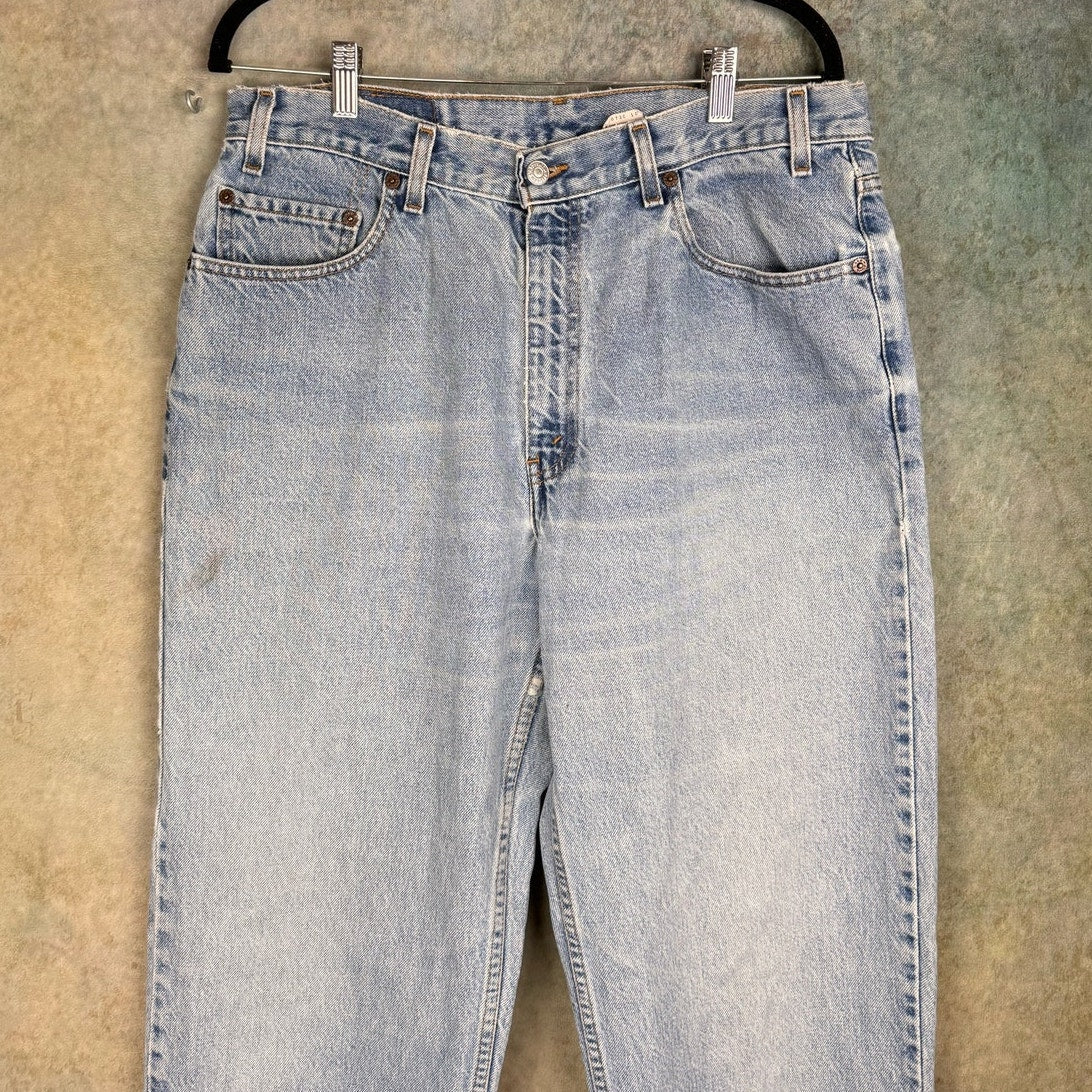VTG Levis 901 Denim Jeans 36x32 Relaxed Fit Straight Leg