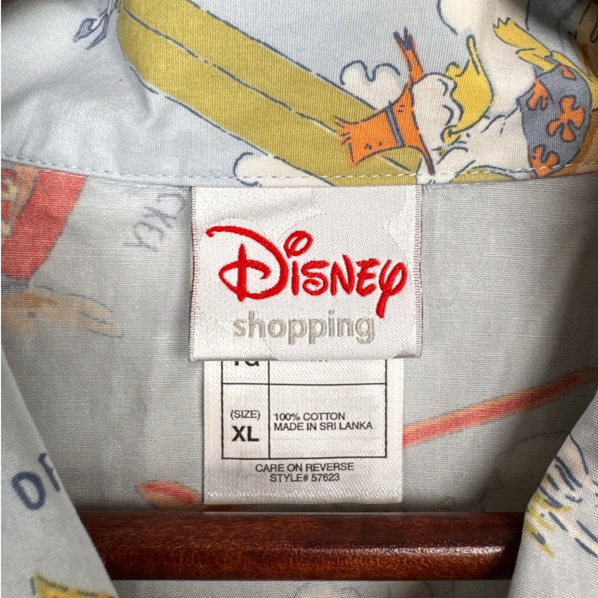 Y2K Disney Hawaiian Button Up Shirt XL