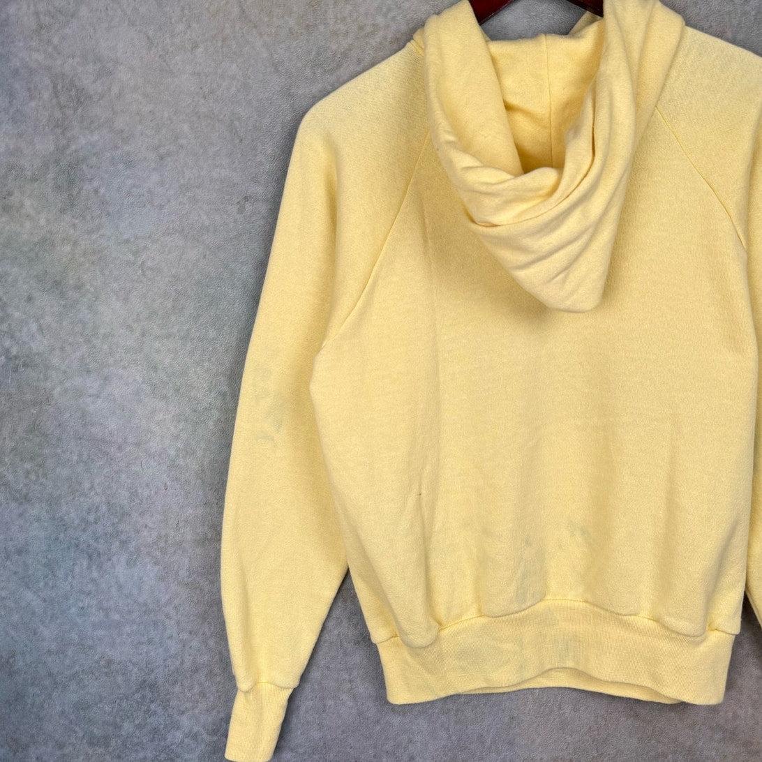 VTG 80s Blank Hoodie Sweatshirt L