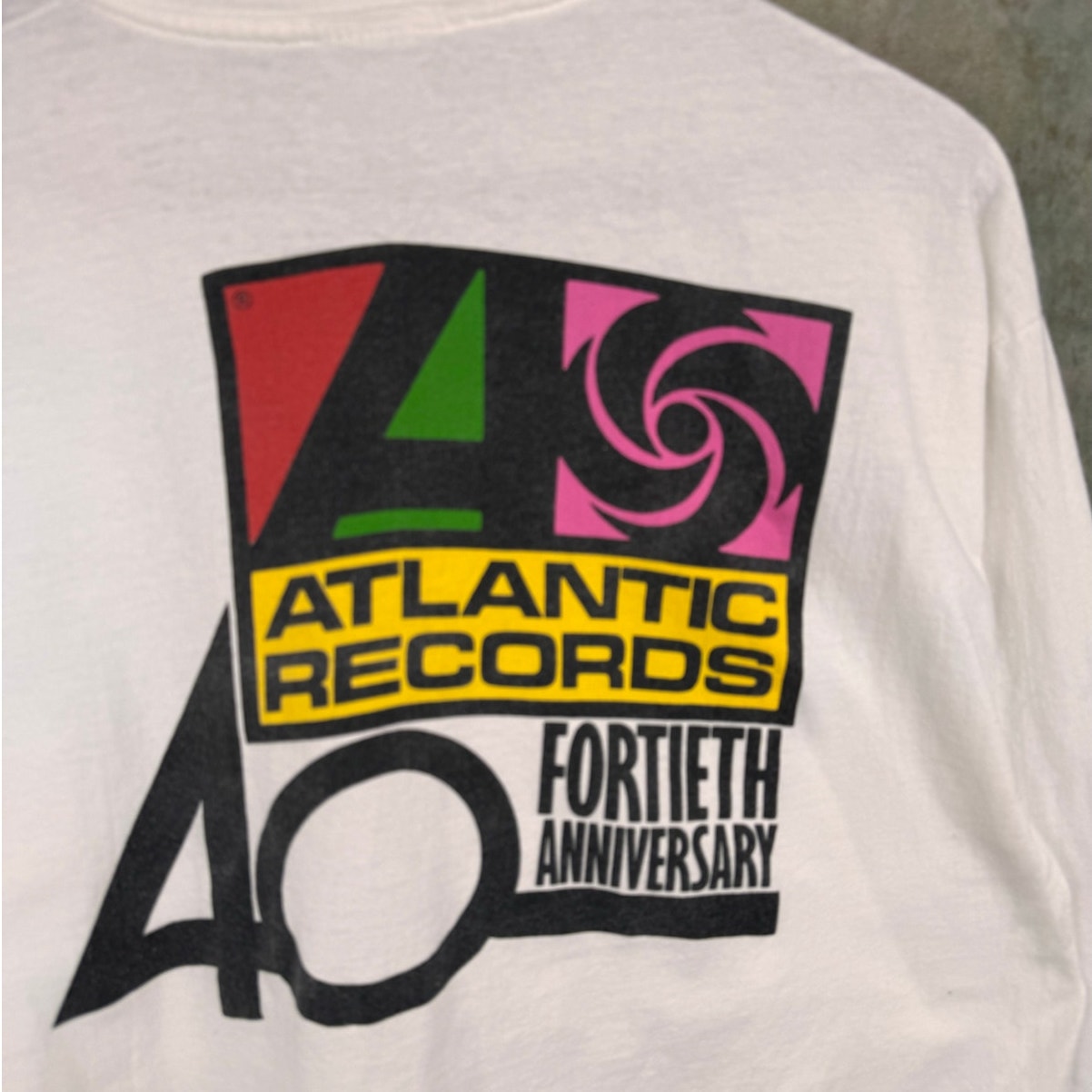 VTG 1988 Atlantic Records 40th anniversary Shirt XL