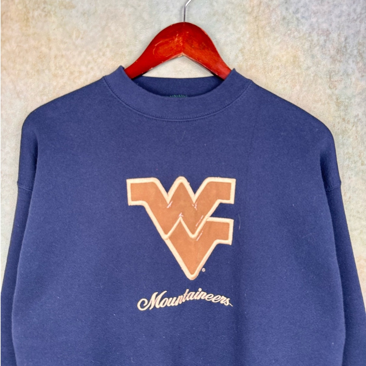VTG 90s West Virginia Mountaineers Sweatshirt L