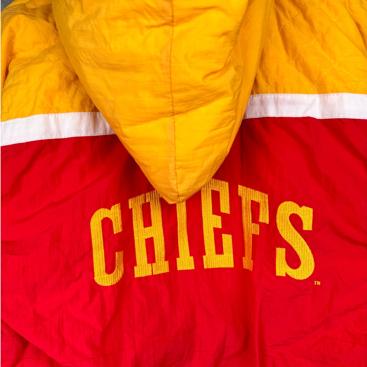 VTG 90s Kansas City Chiefs Puffer Jacket M