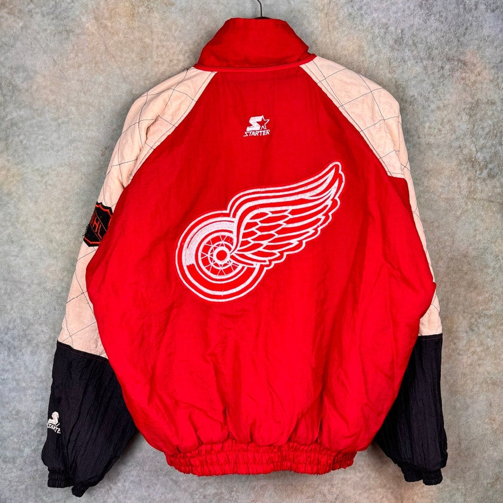 VTG 90s Detroit Red Wings Starter Jacket XL
