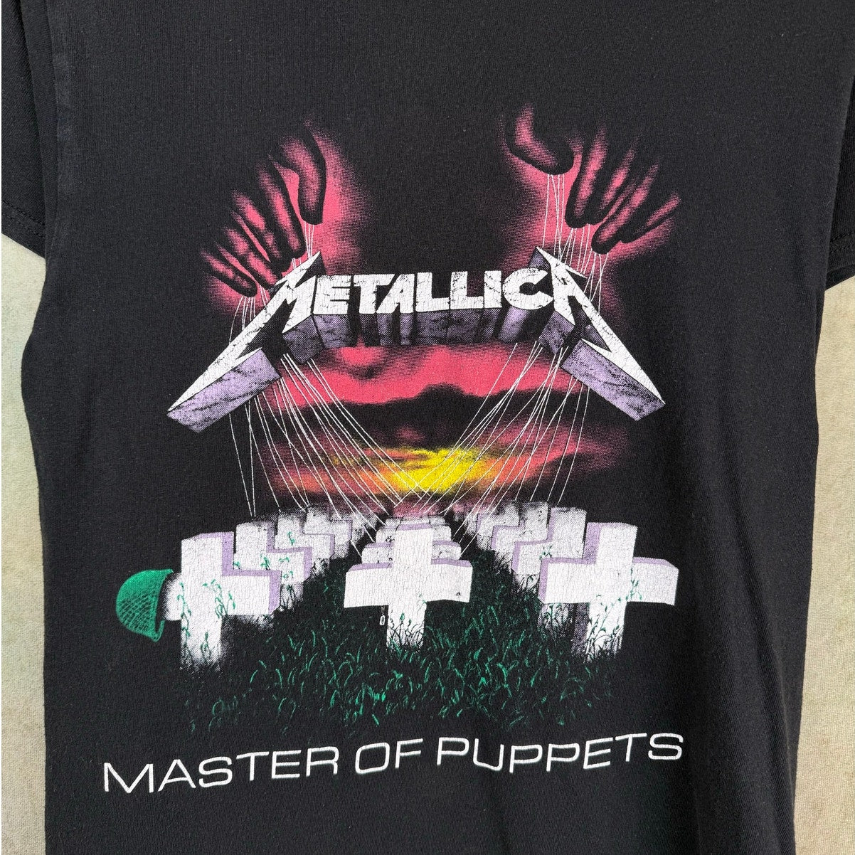Metallica Master of Puppets Band T Shirt Sz S/M