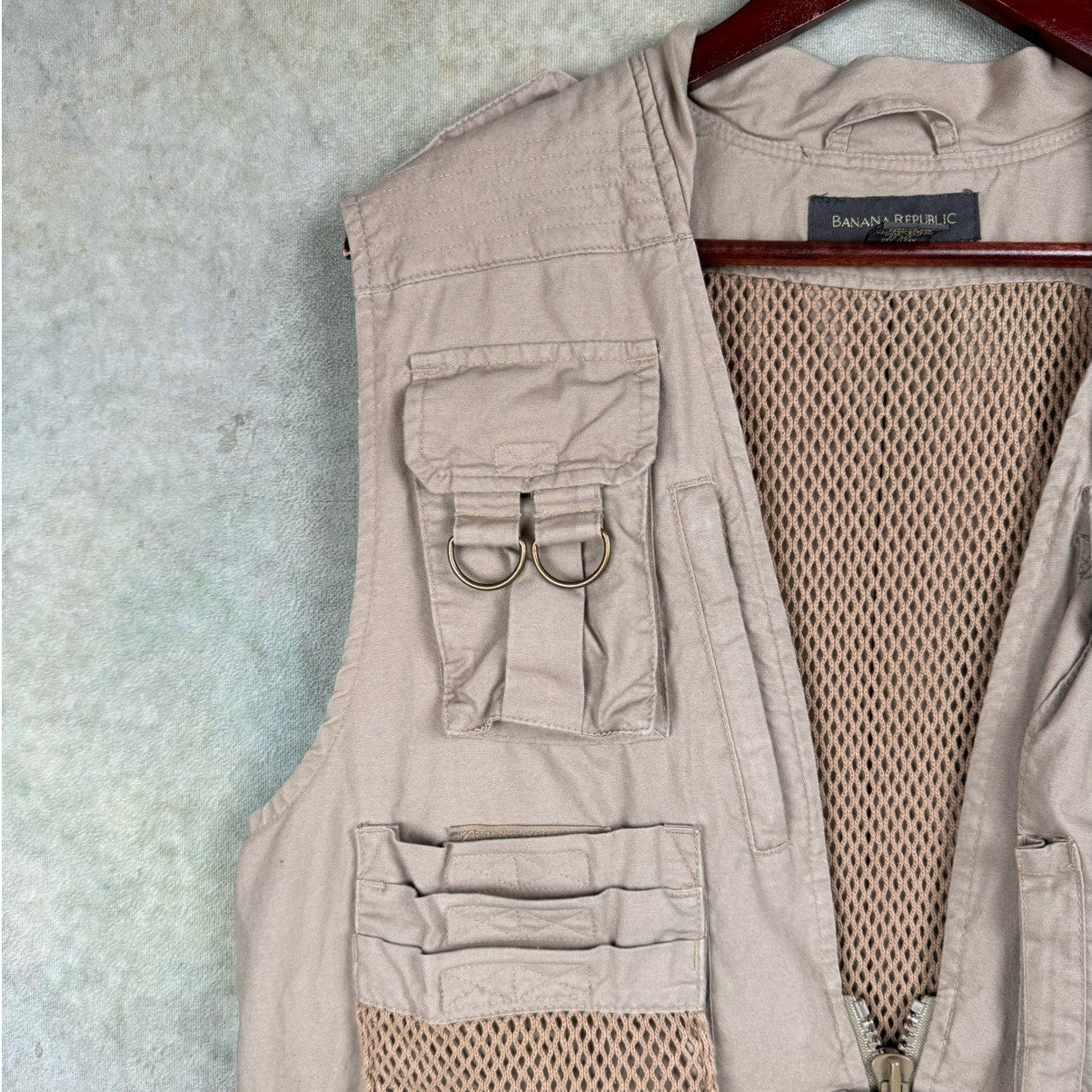 VTG Banana Republic Safari Vest S