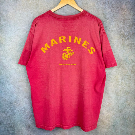VTG 90s US Marines USMC T Shirt XL