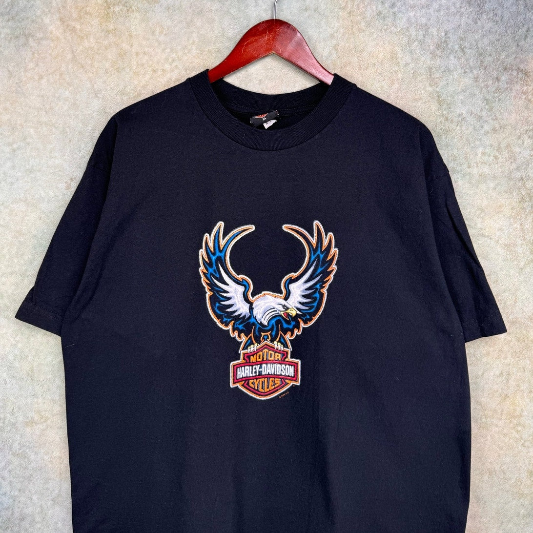 VTG Y2K Harley Davidson Eagle T Shirt XL