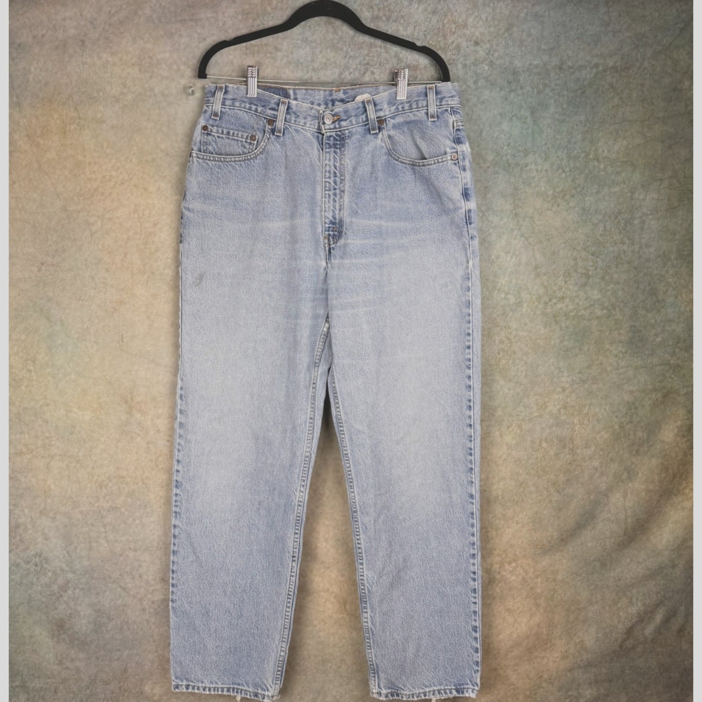 VTG Levis 901 Denim Jeans 36x32 Relaxed Fit Straight Leg