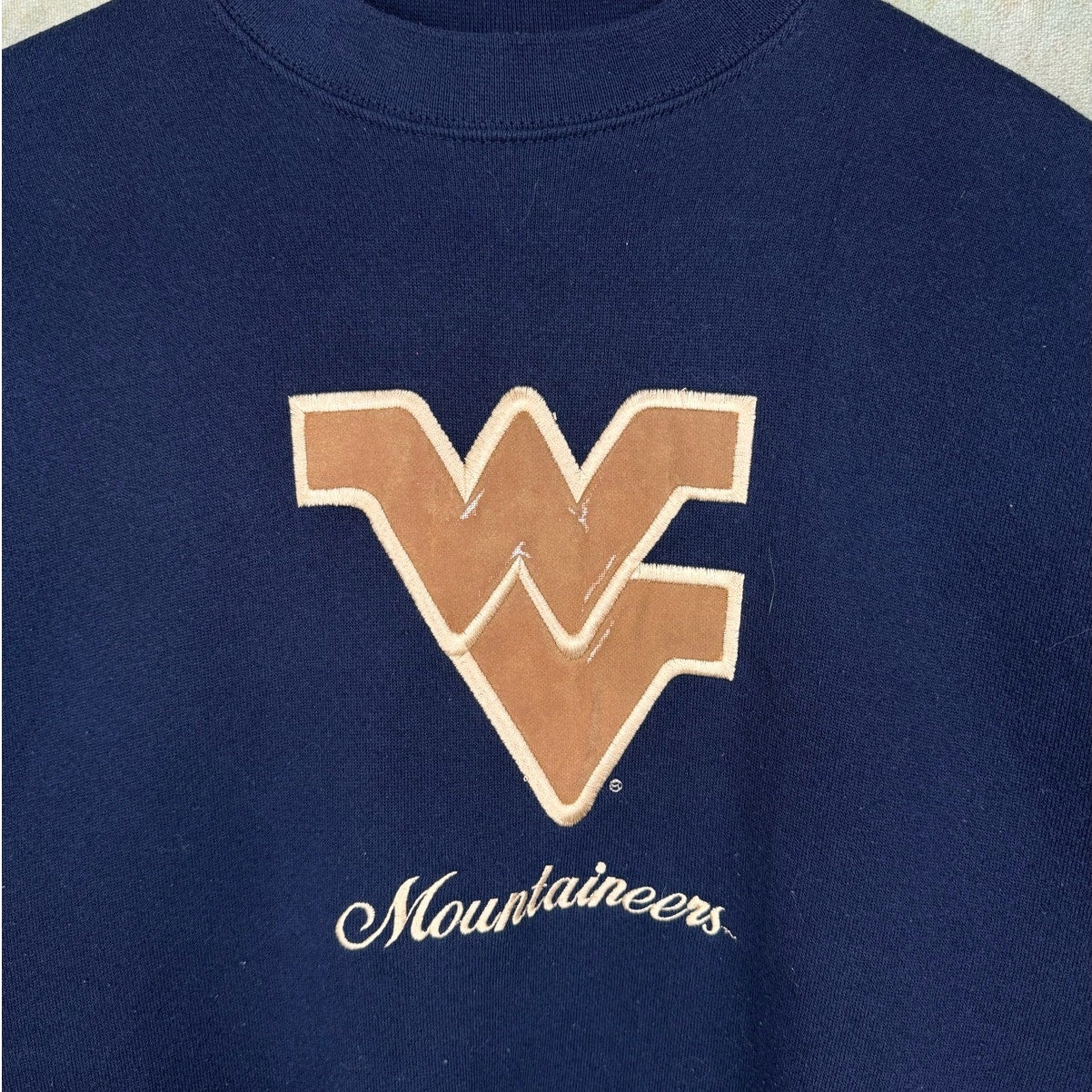 VTG 90s West Virginia Mountaineers Sweatshirt L