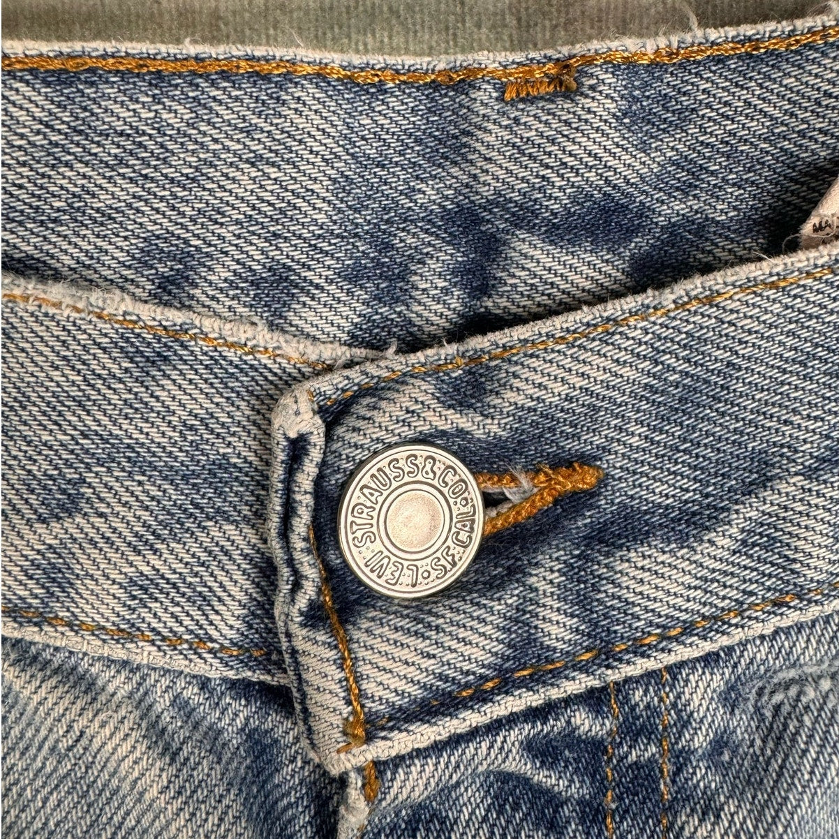 VTG Levis 901 Denim Jeans 36x32 Relaxed Fit Straight Leg