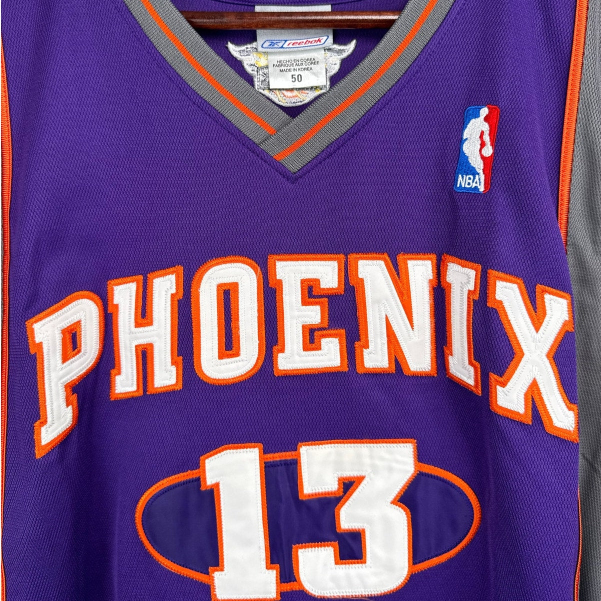 2000s Phoenix Suns Steve Nash Jersey Sz 50 XXL #13 Purple NBA Basketball Reebok