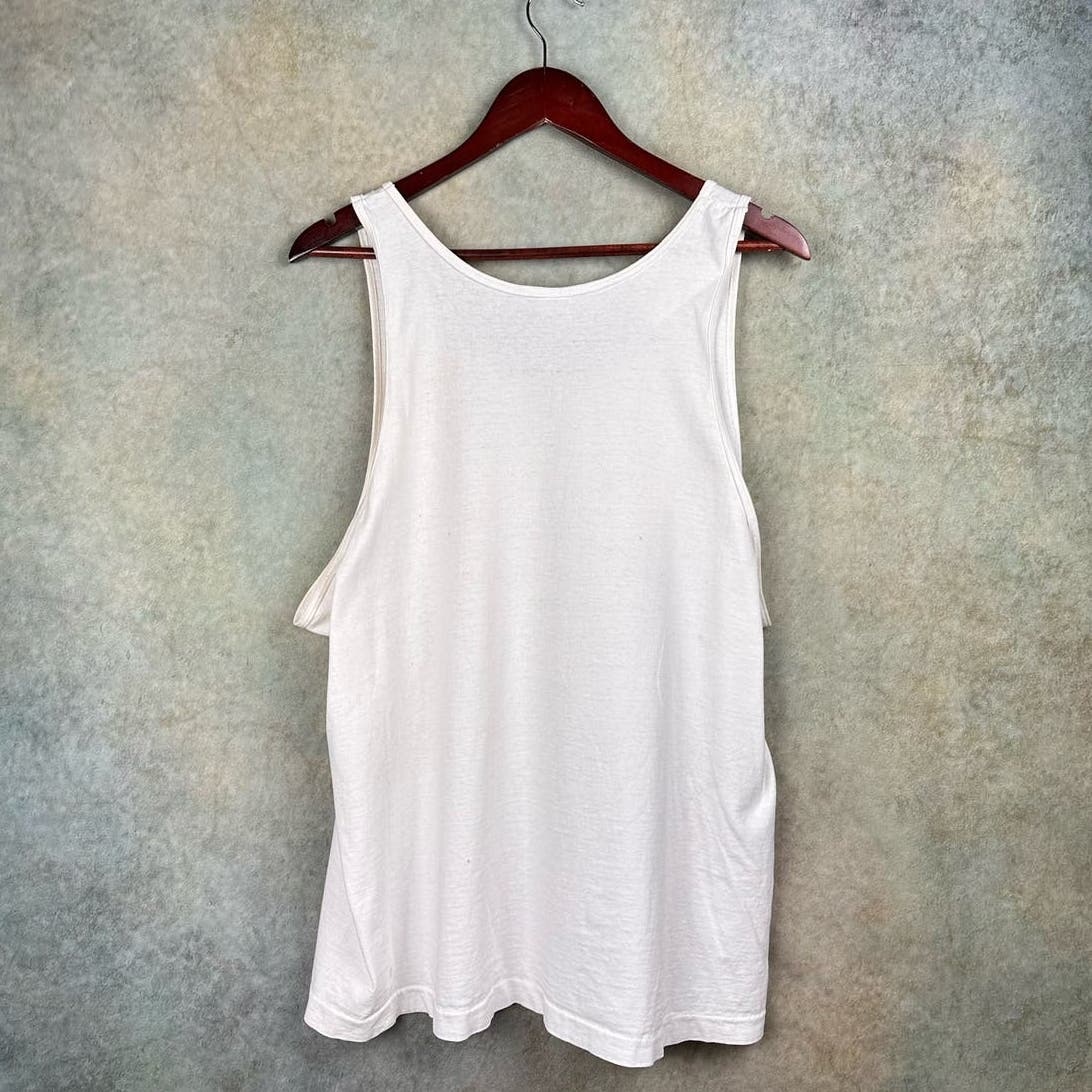 Vintage 90s Retro Car Graphic Tank Top USA Made