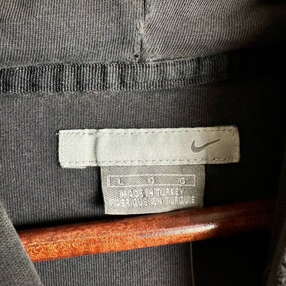 Vintage Nike Spell Out Hoodie L