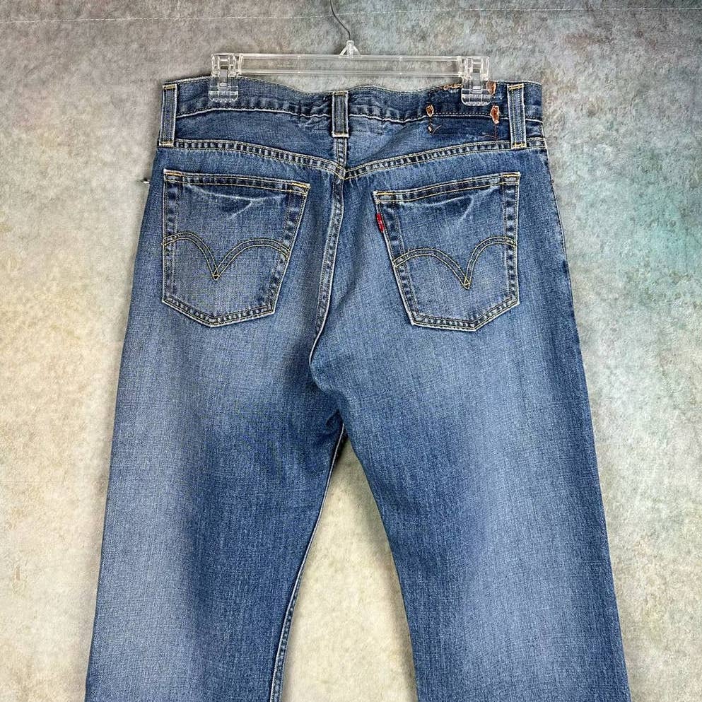 Vintage Levis 527 Bootcut Denim Jeans 33 x 30