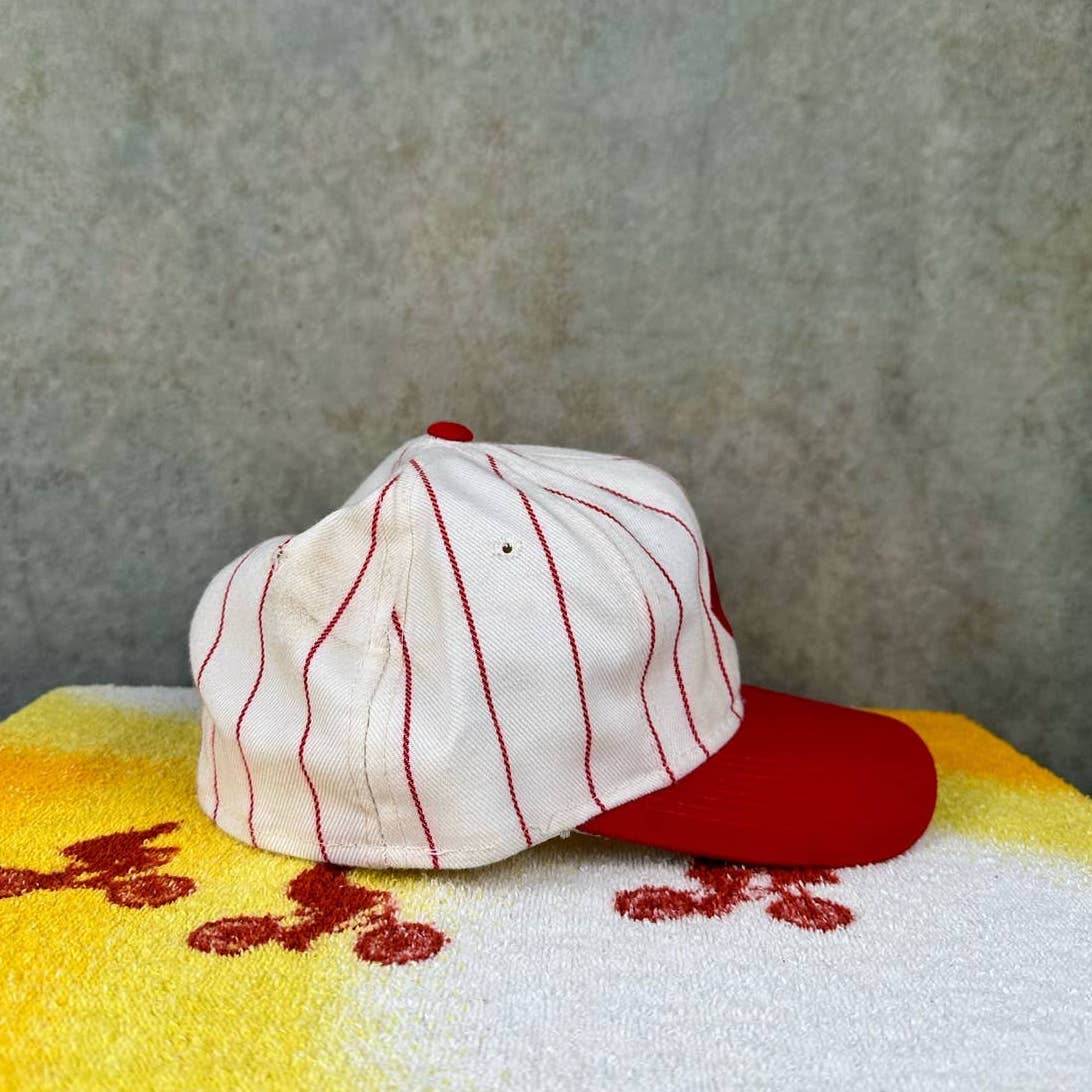 Vintage Cincinnati Reds Pinstripe Hat 7 1/4