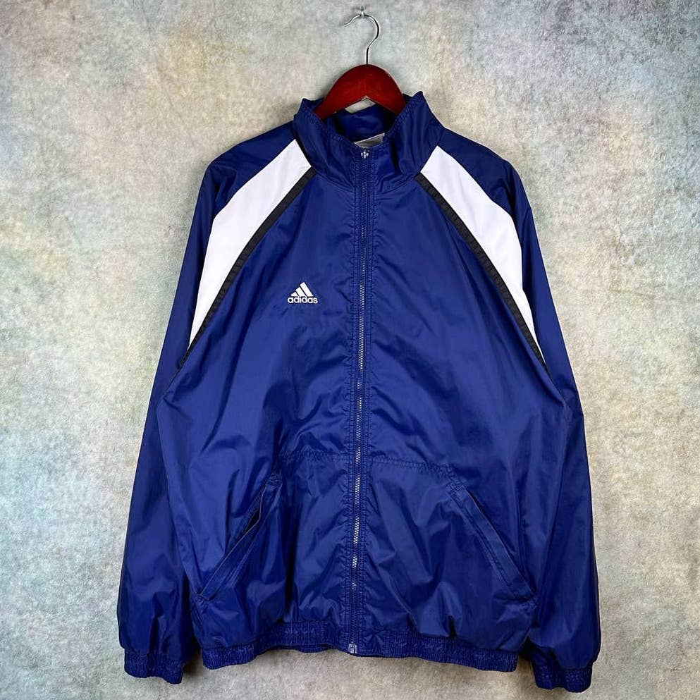 Vintage Adidas Full Zip Windbreaker L