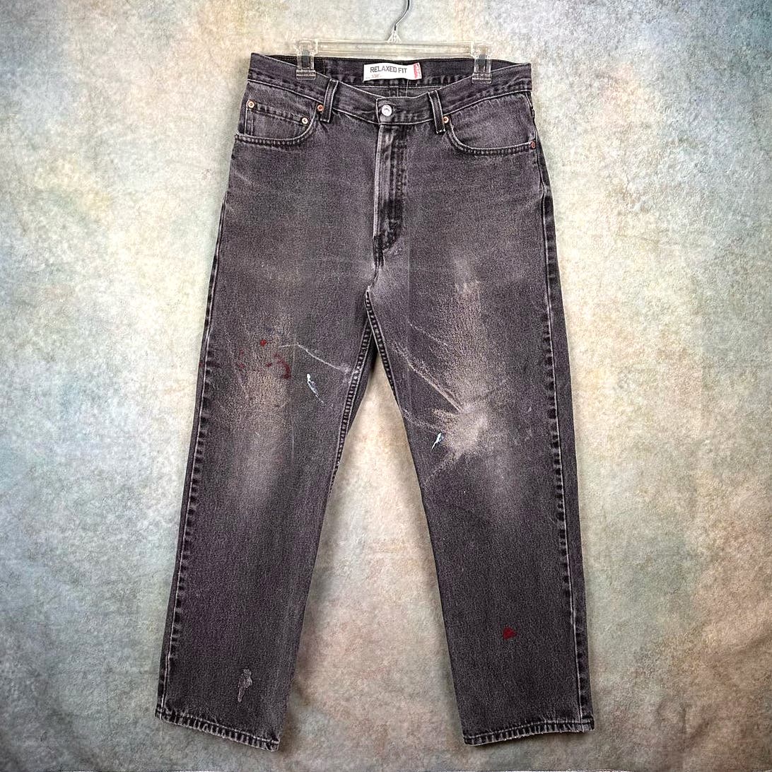 Vintage Levis 550 Denim Jeans Relaxed Fit 34x32