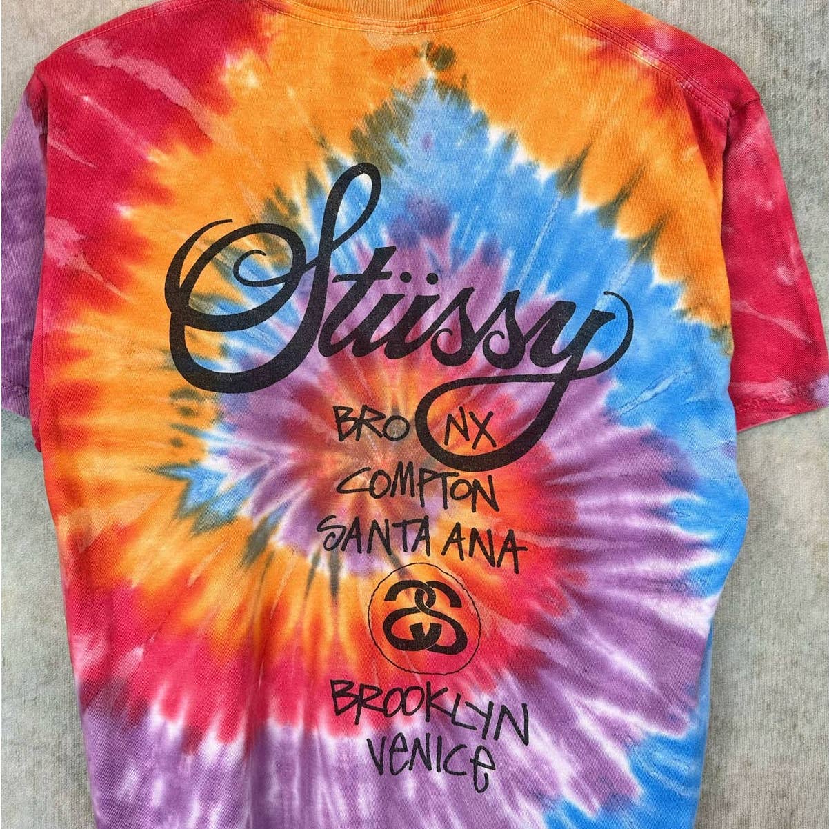 Stussy Tie Dye T Shirt M