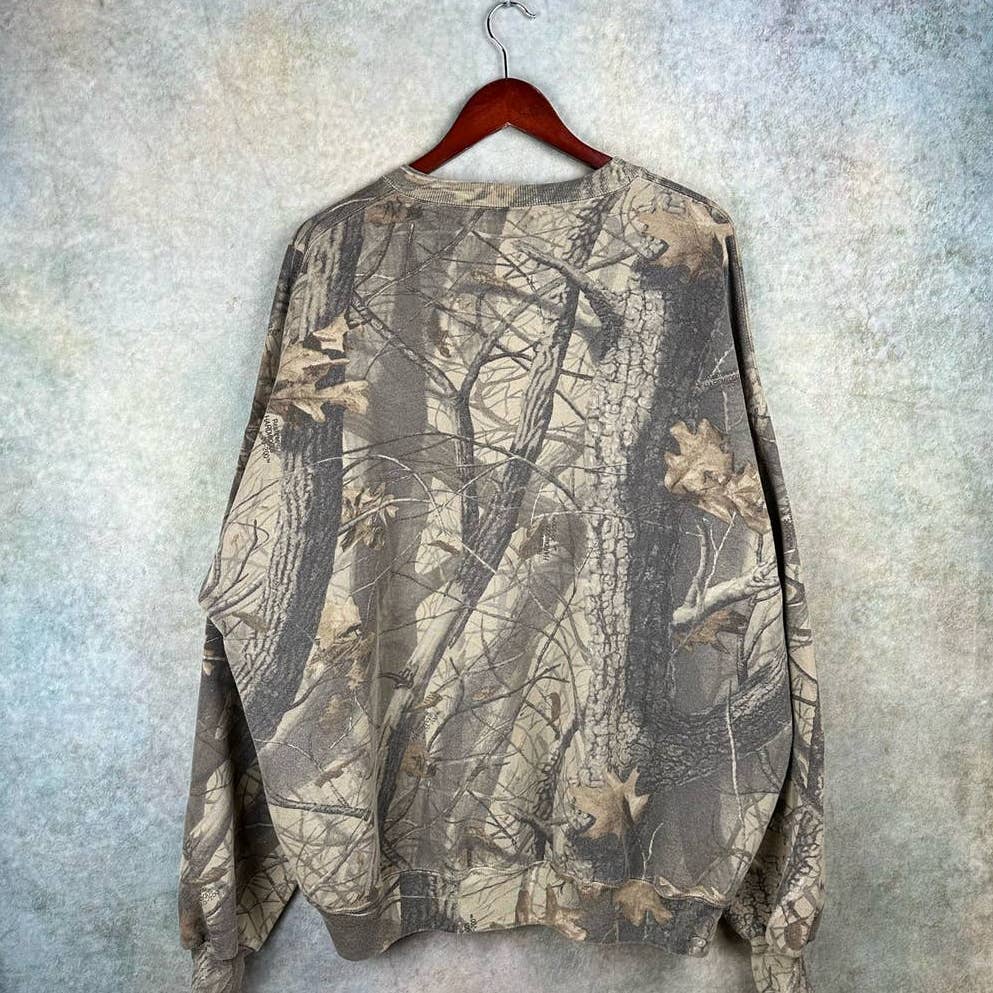 Vintage Real Tree Camo Crewneck 3X