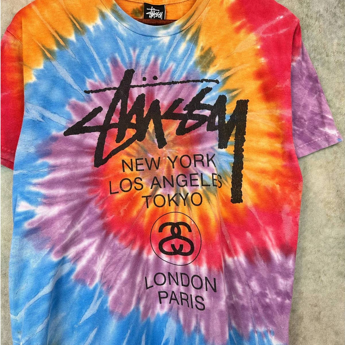 Stussy Tie Dye T Shirt M