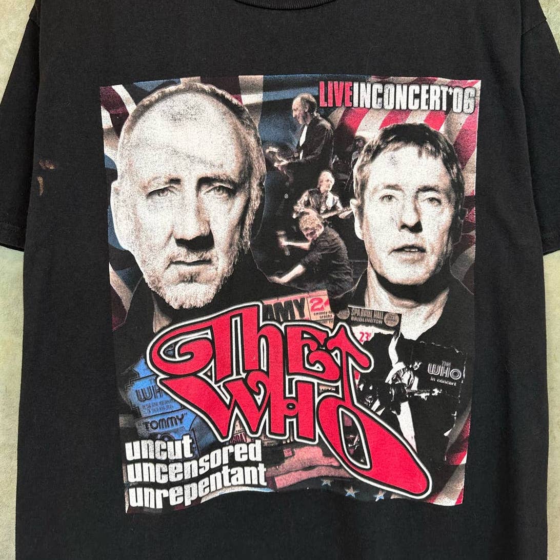 Y2K The Who Band Tour T Shirt L