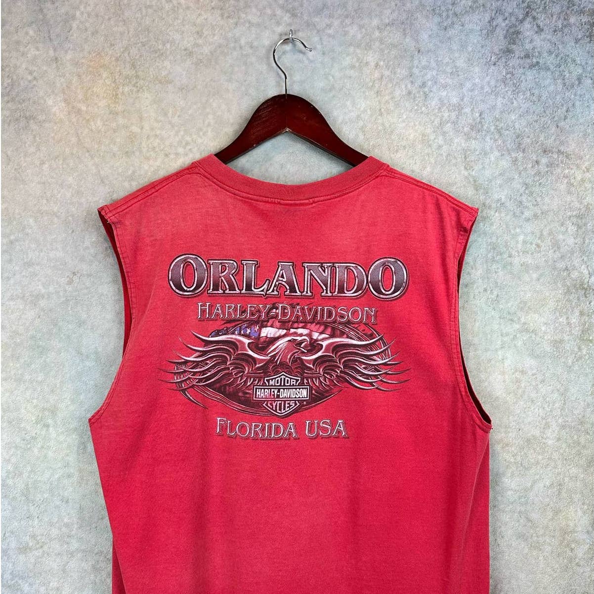 Y2K Harley Davidson Shirt Sleeveless L