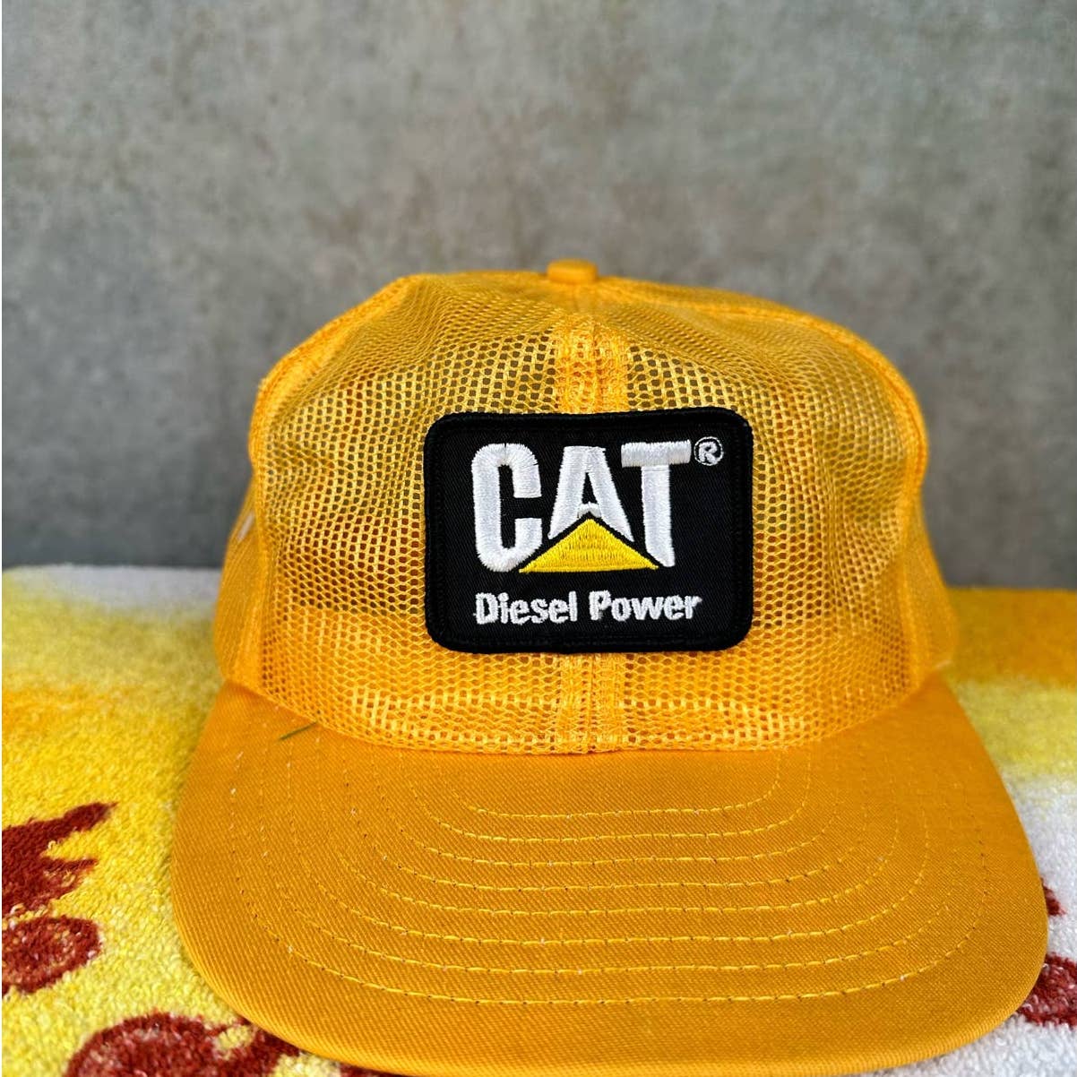 Vintage Cat Diesel Power Trucker Hat