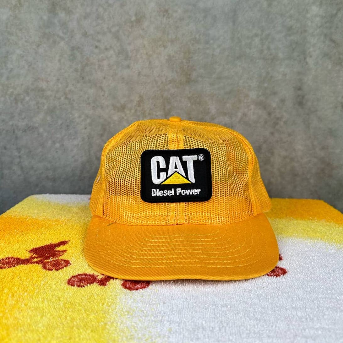 Vintage Cat Diesel Power Trucker Hat