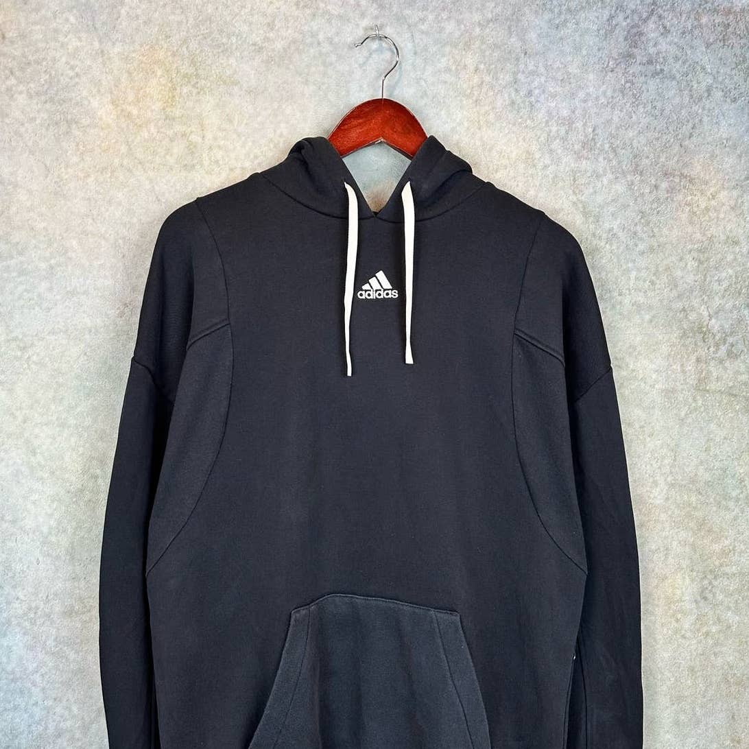 Adidas Center Logo Sweatshirt Hoodie M