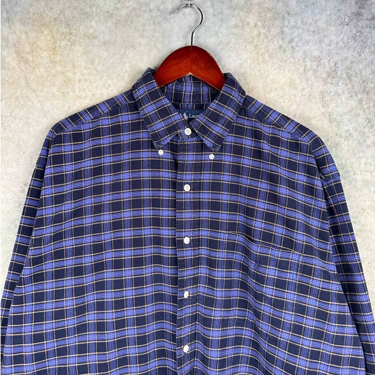 Vintage Polo Ralph Lauren Plaid Flannel Shirt L