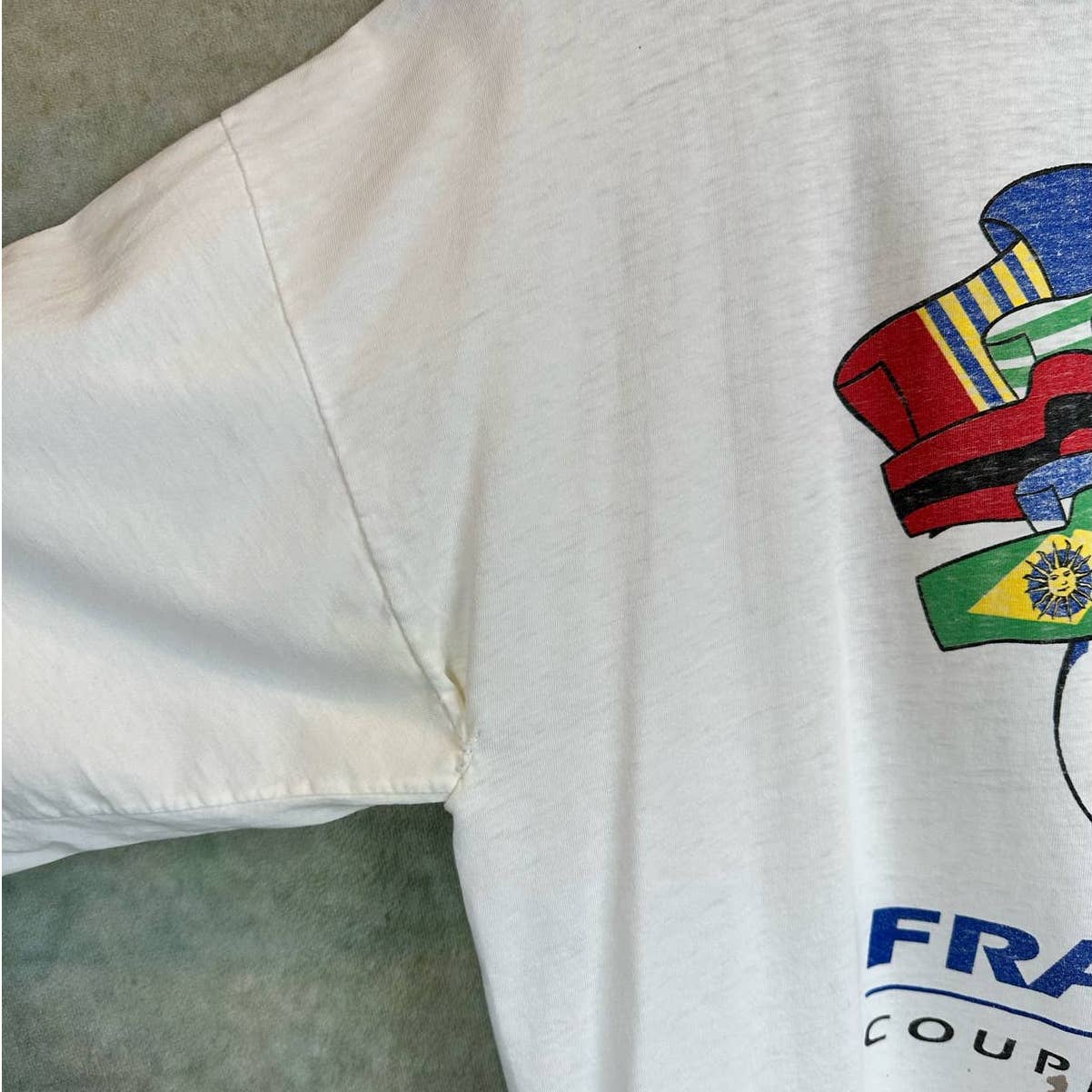 Vintage France World Cup 1998 T Shirt M