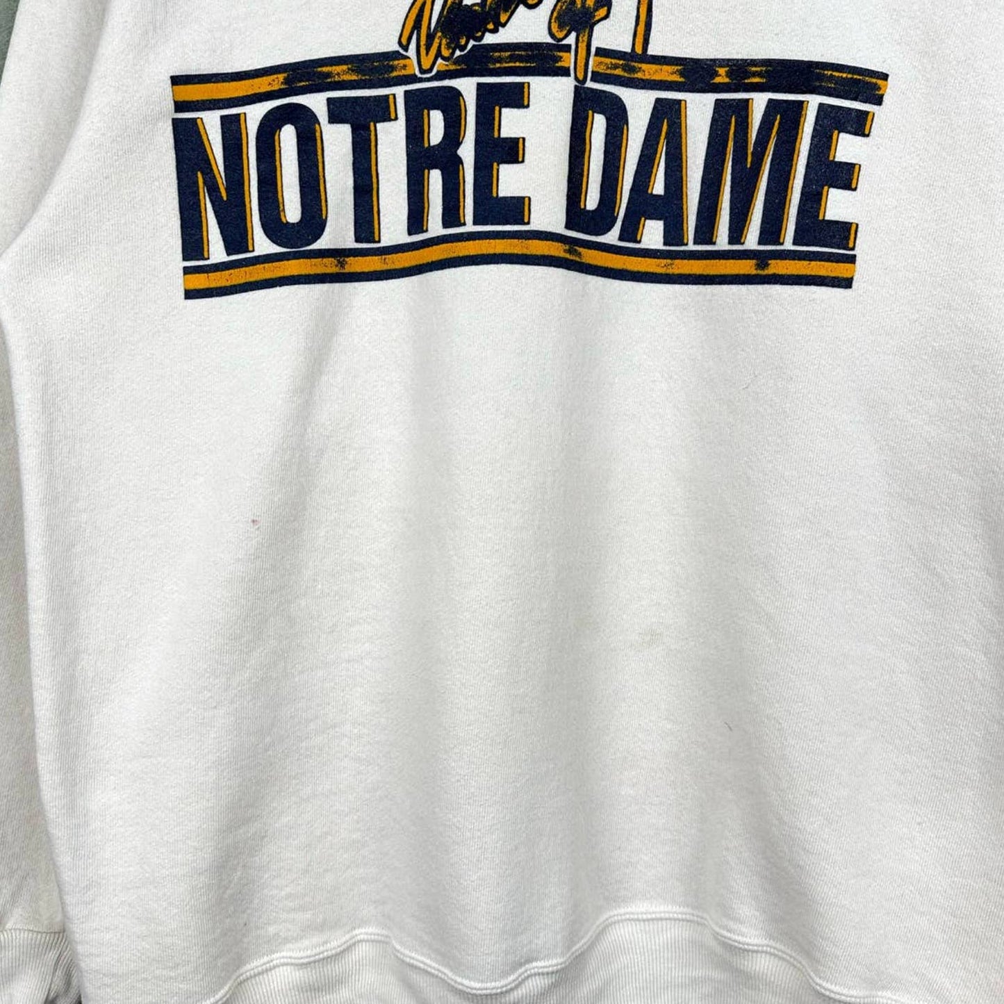 Vintage Notre Dame University Crewneck L
