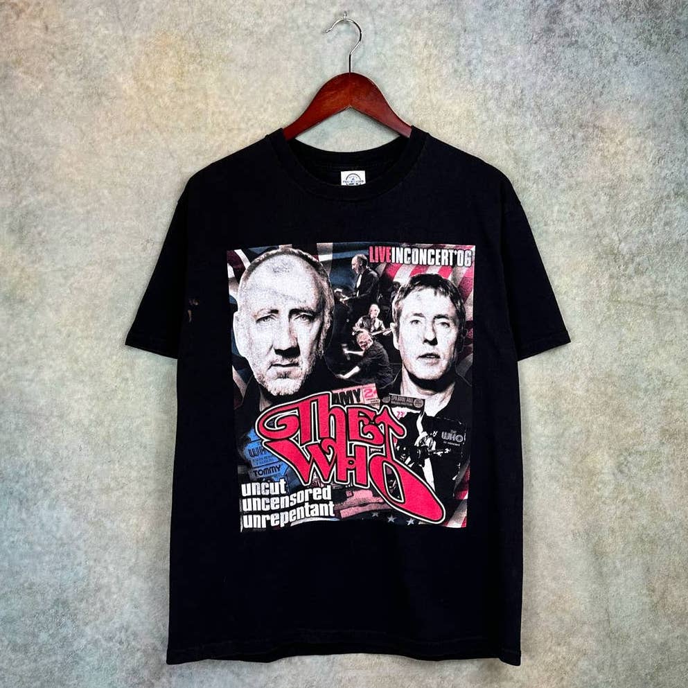 Y2K The Who Band Tour T Shirt L