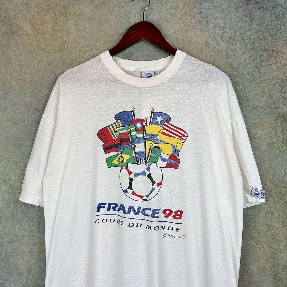 Vintage France World Cup 1998 T Shirt M