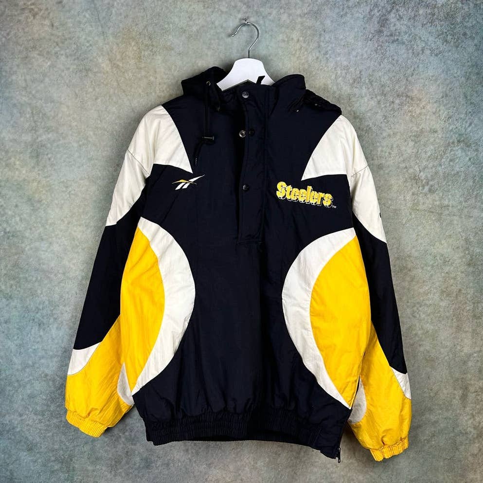 Vintage Pittsburgh Steelers Puffer Jacket M