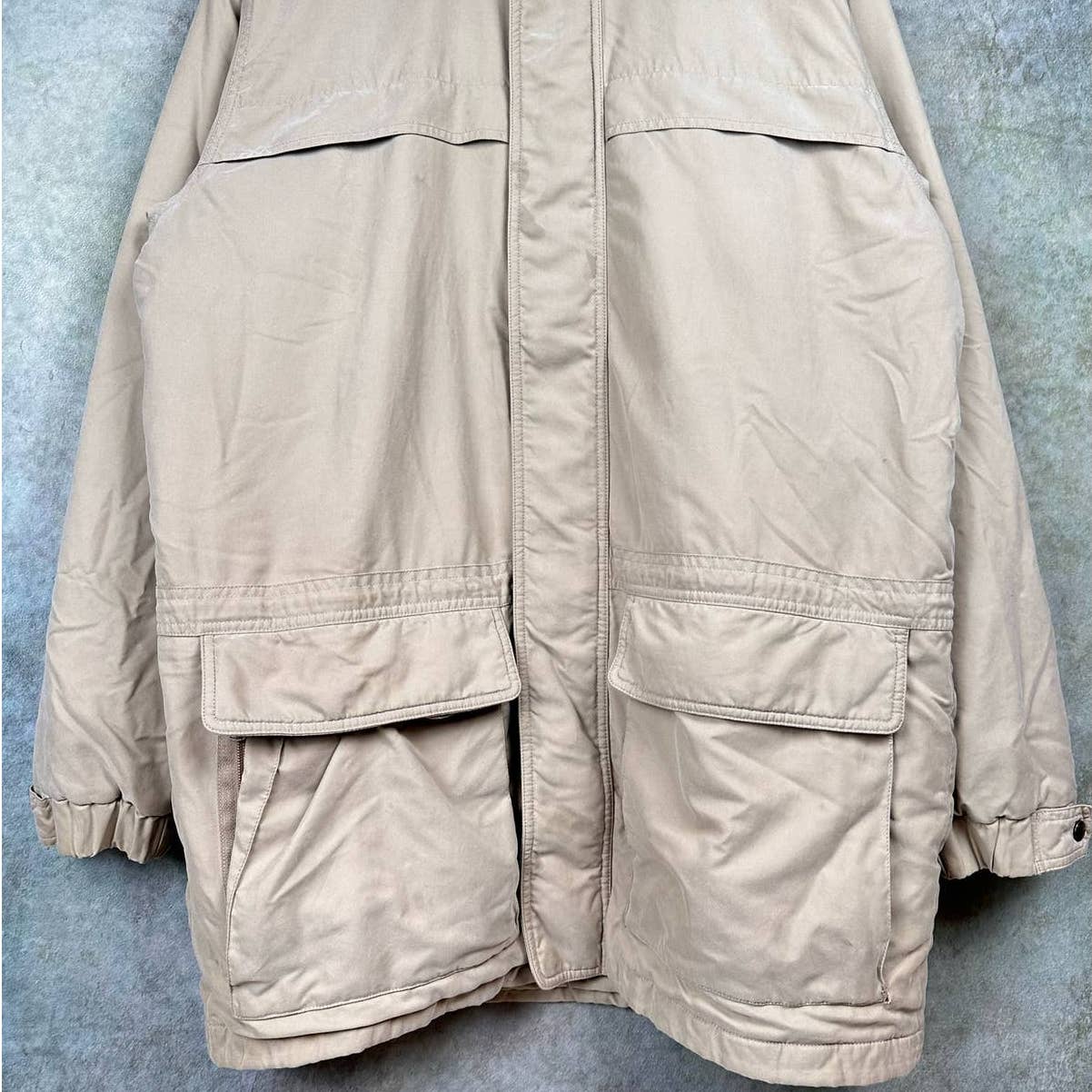 Vintage LL Bean Long-Line Parka Coat L Tall