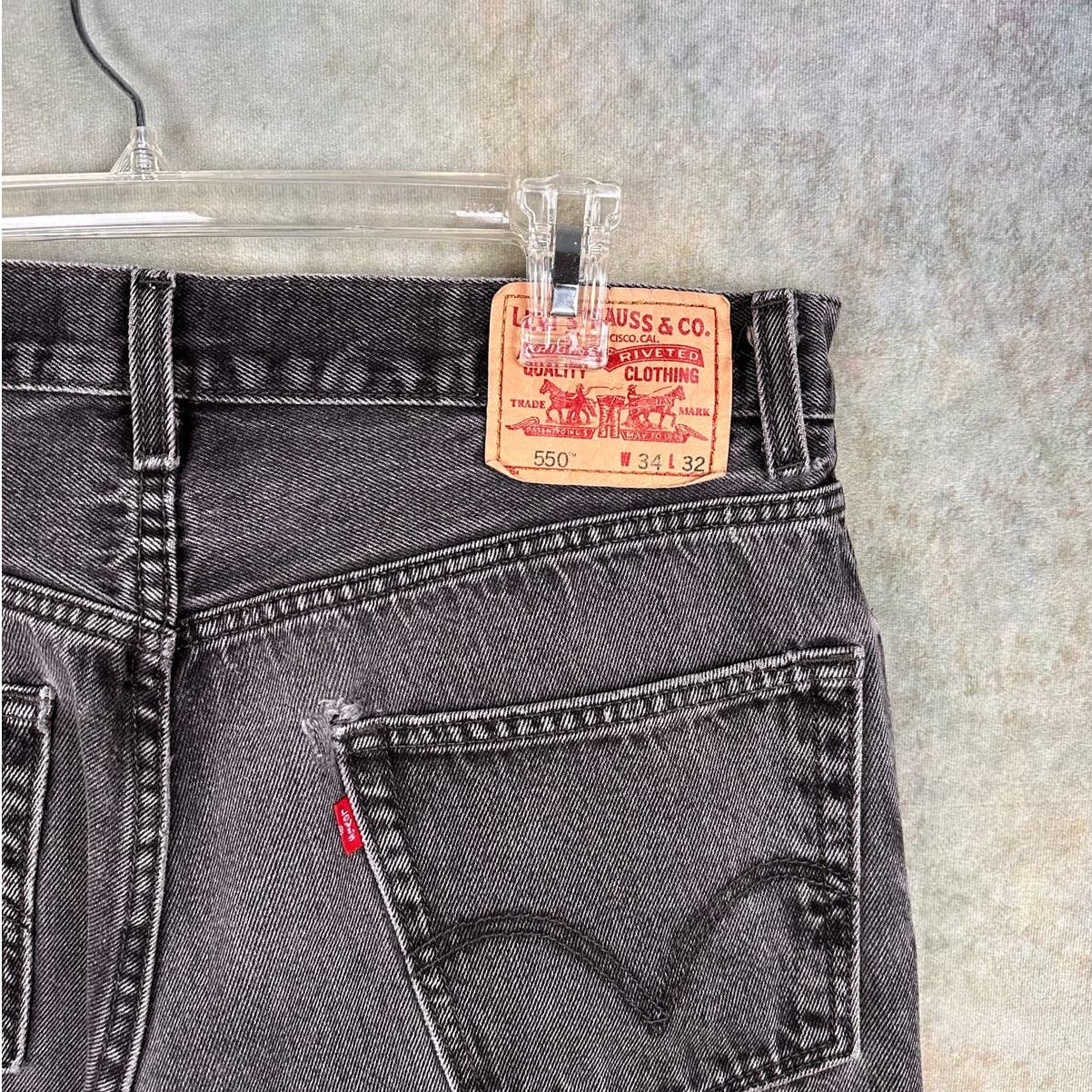Vintage Levis 550 Denim Jeans Relaxed Fit 34x32