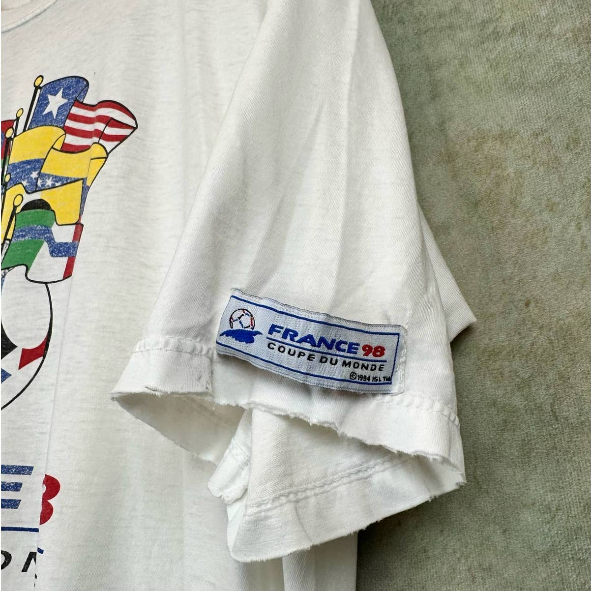 Vintage France World Cup 1998 T Shirt M
