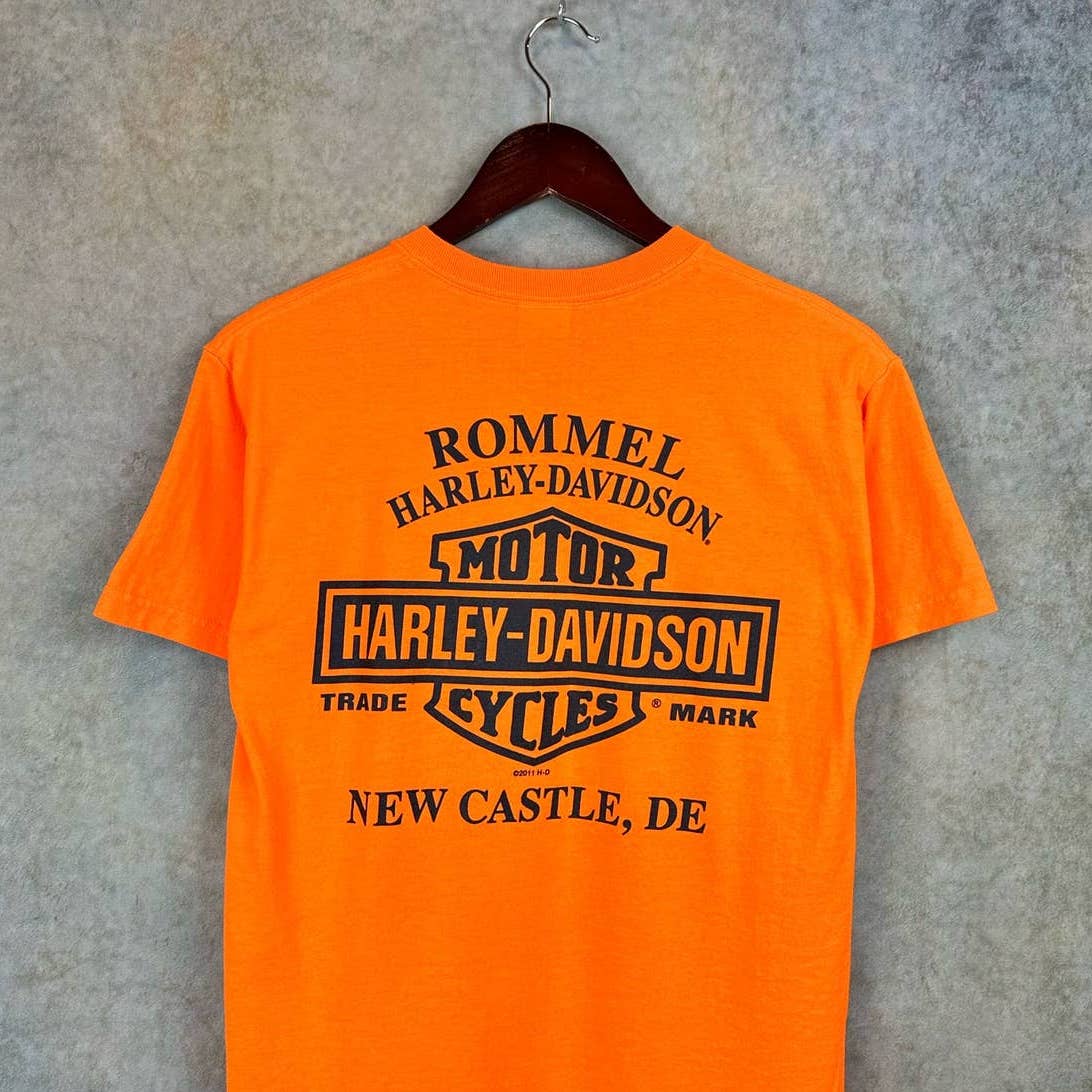 Y2K Harley Davidson Logo T Shirt S