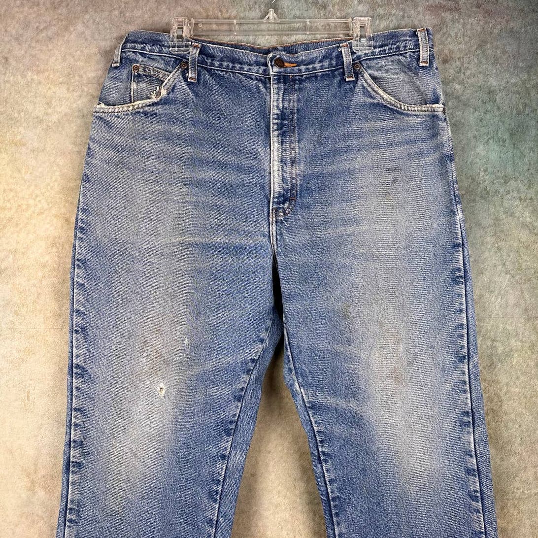 Vintage Dickies Denim Jeans 38x30 Flannel Lined
