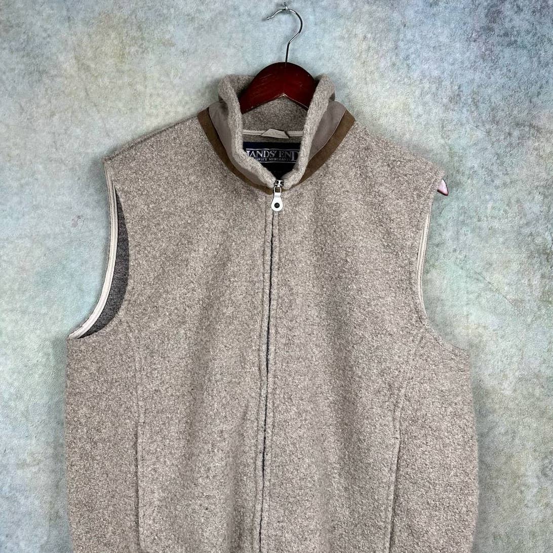 Vintage Fleece Vest Full Zip M