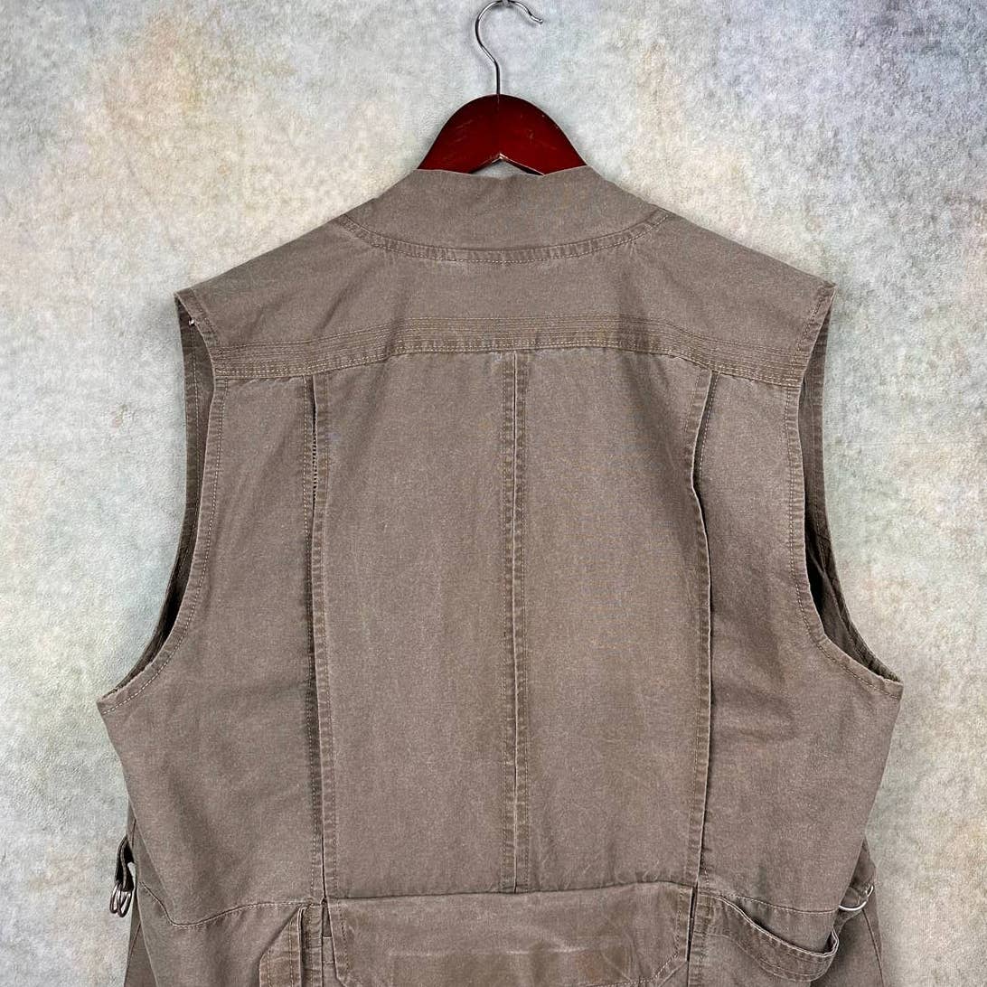 Vintage Utility Vest XL Indiana Jones Adventure Wear