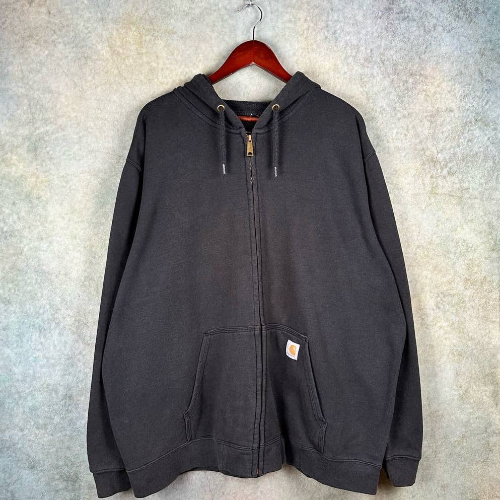 Carhartt Full Zip Hoodie Sweatshirt 2XL