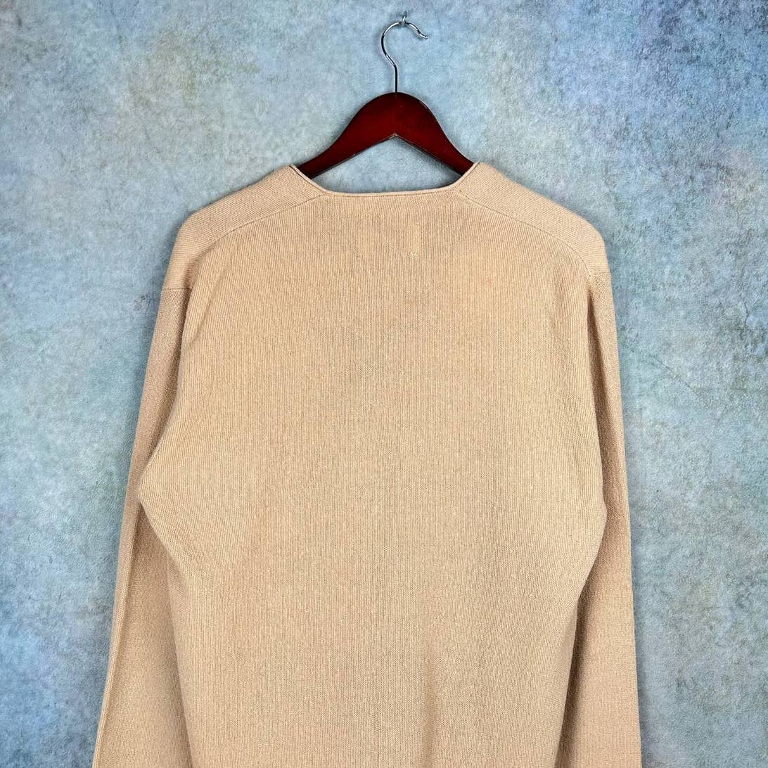 Vintage 80s Knit Cardigan L