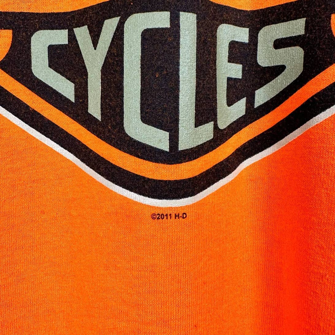 Y2K Harley Davidson Logo T Shirt S