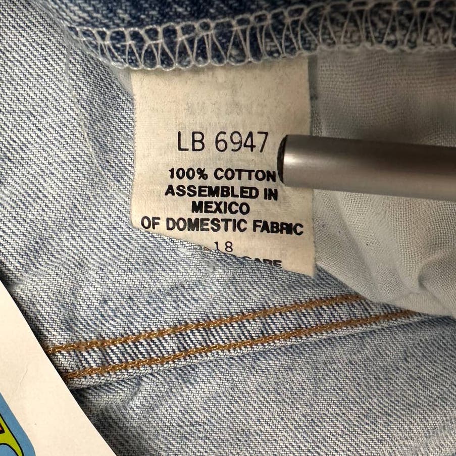 Vintage Denim Jeans Sz 18 USA Made Mom Jeans