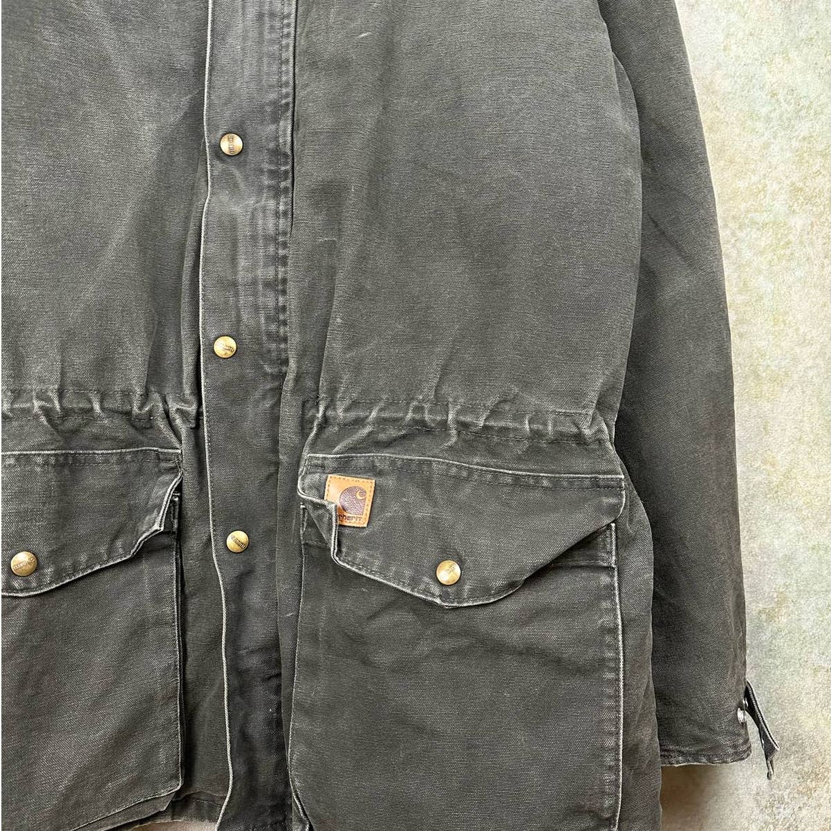 Vintage Carhartt Long Canvas Jacket XXL