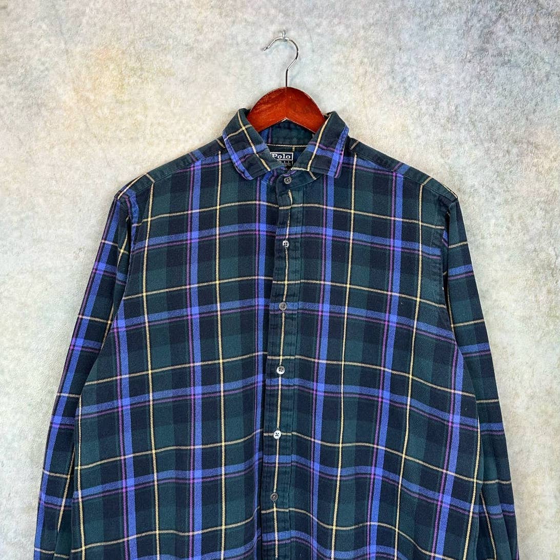 Vintage Polo Ralph Lauren Flannel Shirt L
