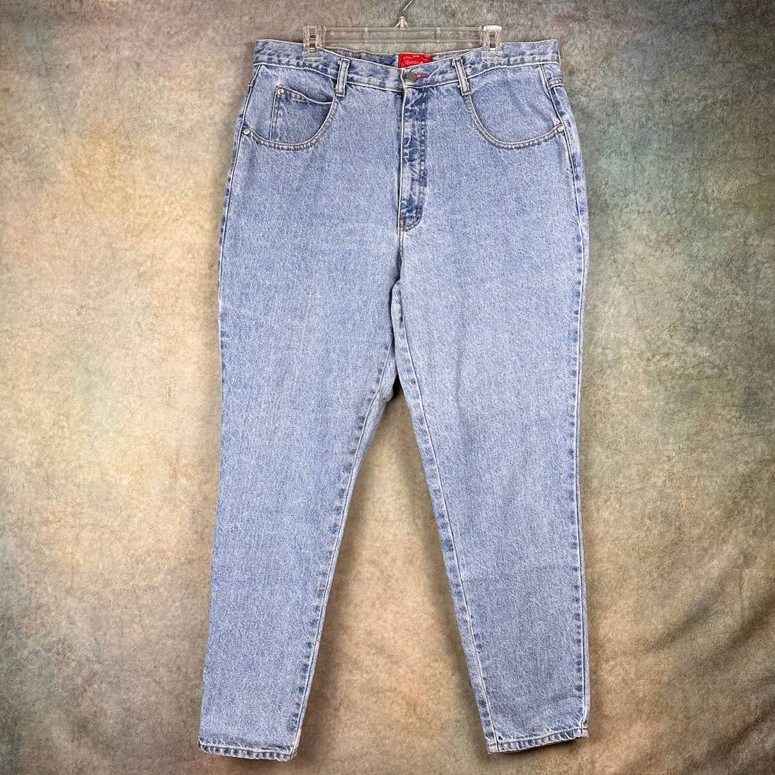 Vintage Denim Jeans Sz 18 USA Made Mom Jeans