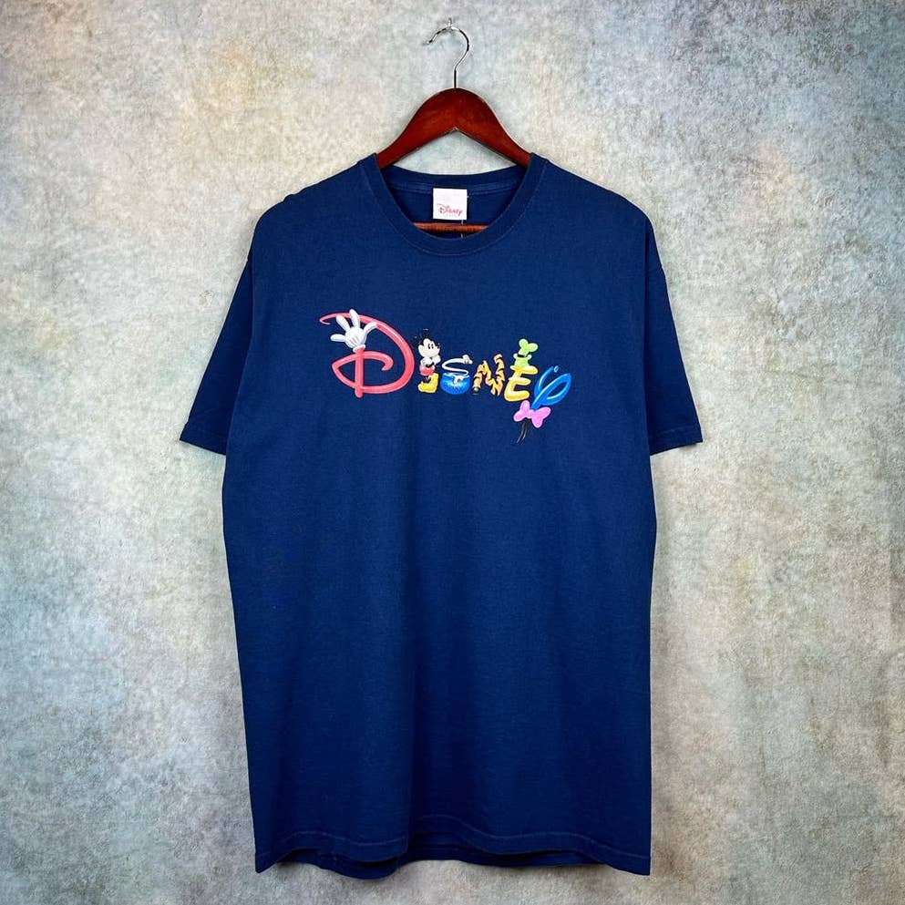 Y2K Disney Spell Out T Shirt
